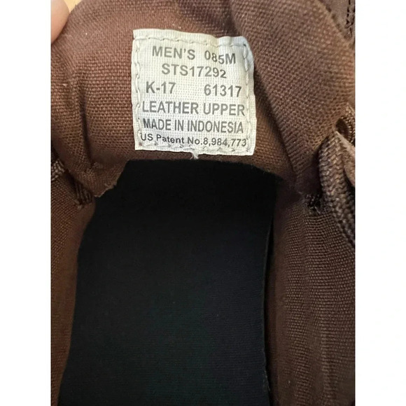 Sperry Top Sider Men's Brown Memory Foam Leather Lace Up Boat Shoes 8.5 - Picture 5 of 5